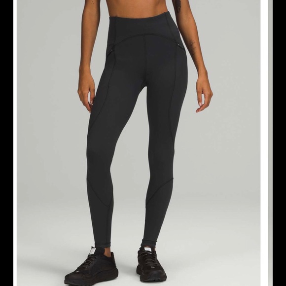 lululemon athletica Pants - Lululemon Rain repellent High rise Tight. Sz 0. NWT. Stretch. Nulux Fabric.